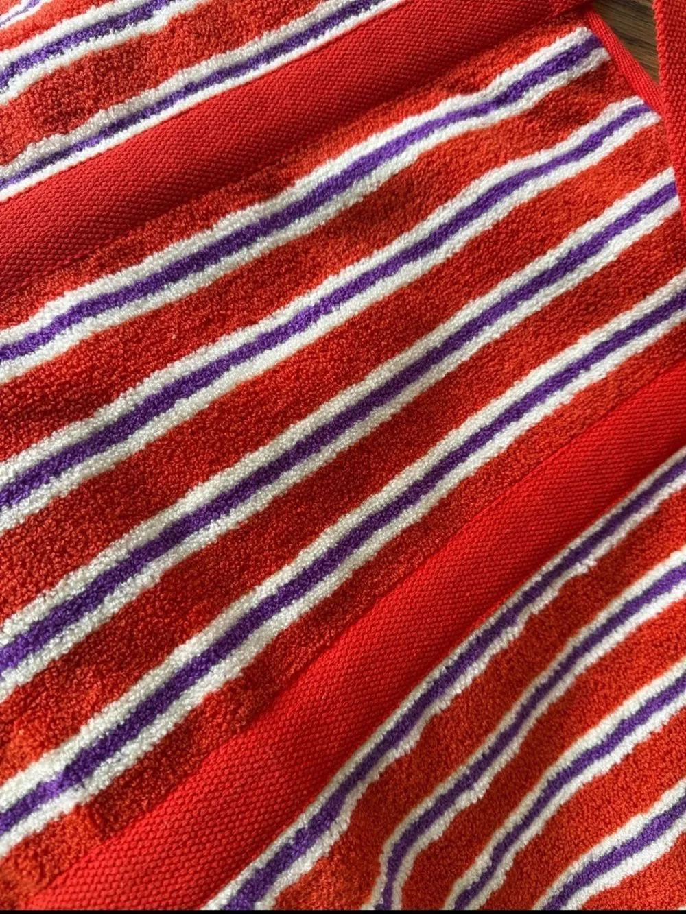New Anthropologie Striped Terry Summer Tote One Size